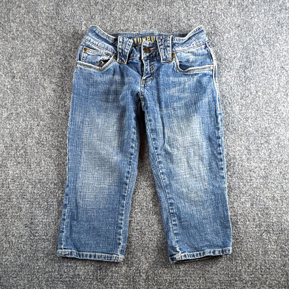 Hydraulic Lilly Cropped Capri Jeans Y2K - Junior's Size 3/4 (16.5" Inseam)